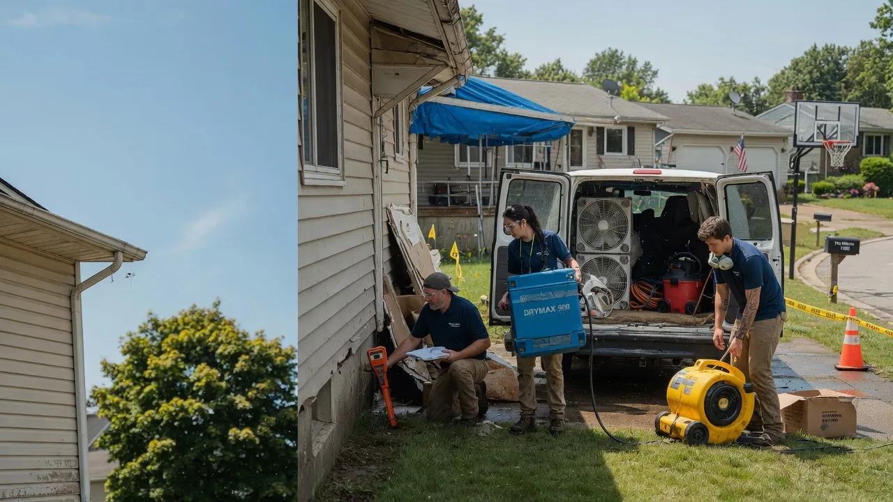 Ceiling Leak Cleanup in Columbus Grove, OH near me