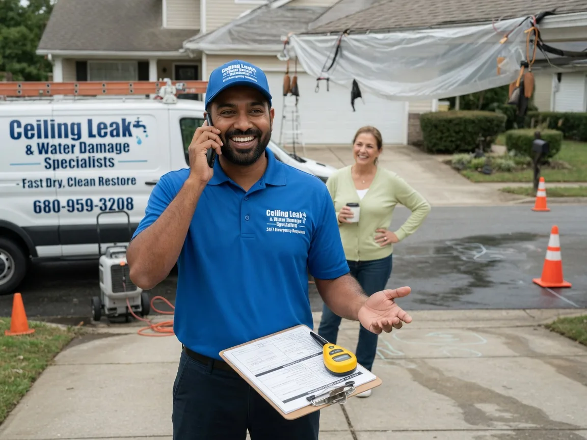 Ceiling Leak Cleanup Columbus Grove, OH FAQs
